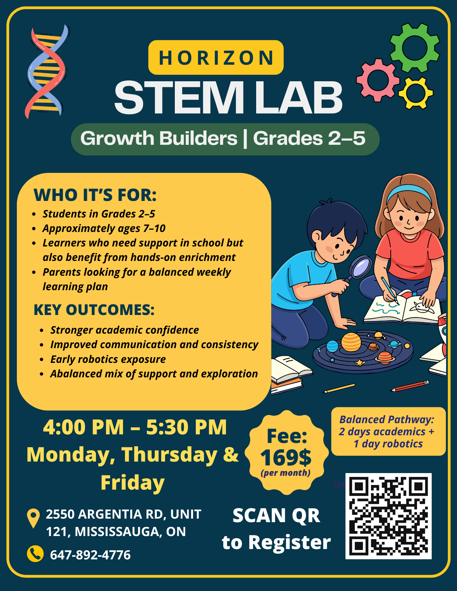 Growth Builders | Grades 2–5 | Ages 7–10